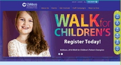 Desktop Screenshot of givetochildrens.org